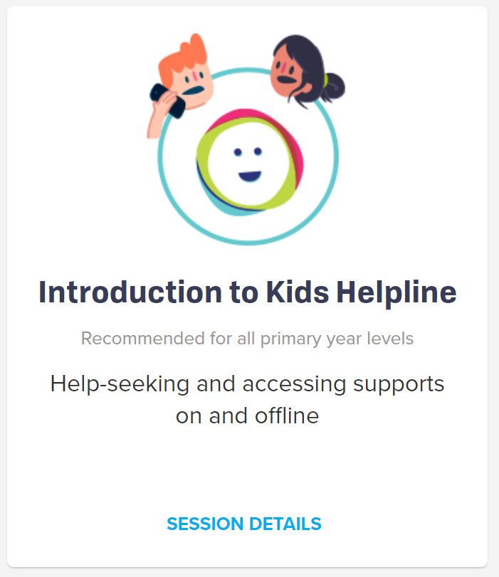 Kids Helpline at School subject Introduction to Kids Helpline