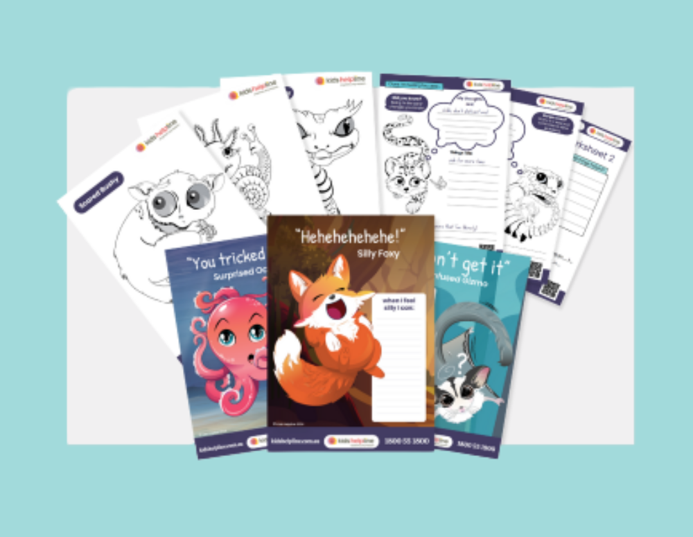 Mood critters colouring sheets