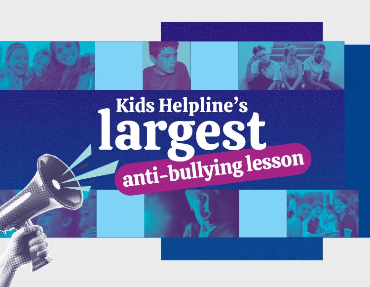 Kids Helpline's largest anti-bullying lesson promotional tile