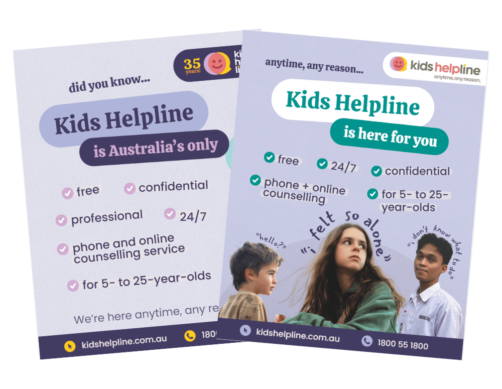 Kids Helpline social media tile