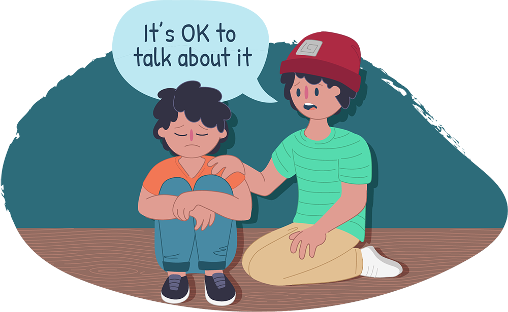 Child Talking To Adult Clipart