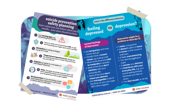 self-harm and depression resources